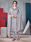 Zahira Jam Satin Digital Print Swarovski Handwork Designer Party wear Salwar Suit Collection 101-108